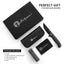 The Pathfinder Folding Pocket Knife Giftset for Men and Women (Black and Blue) - Korvel
