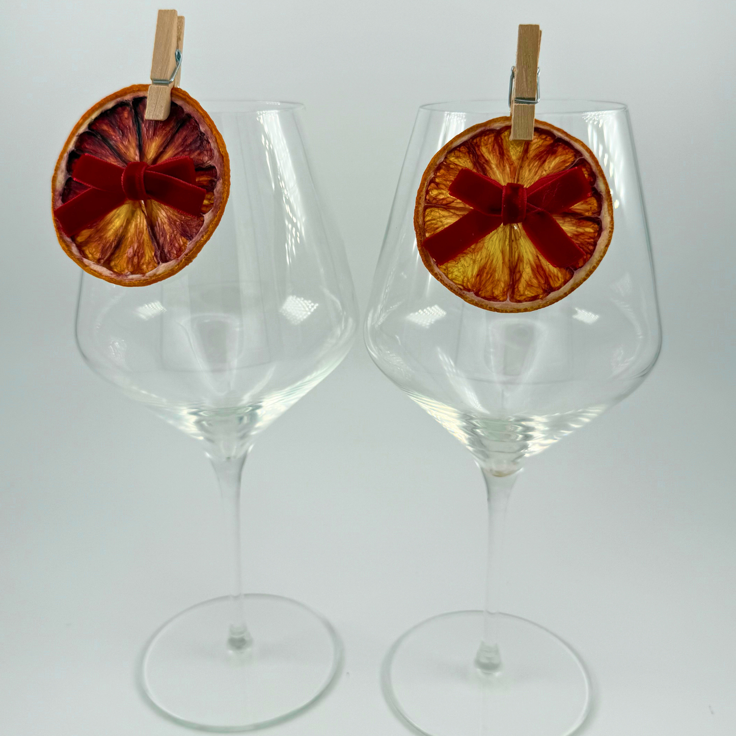 Tranches d'orange sanguine déshydratées pour bar et décoration