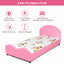 Cama para Niños Pequeños Tapizada de Tamaño Twin