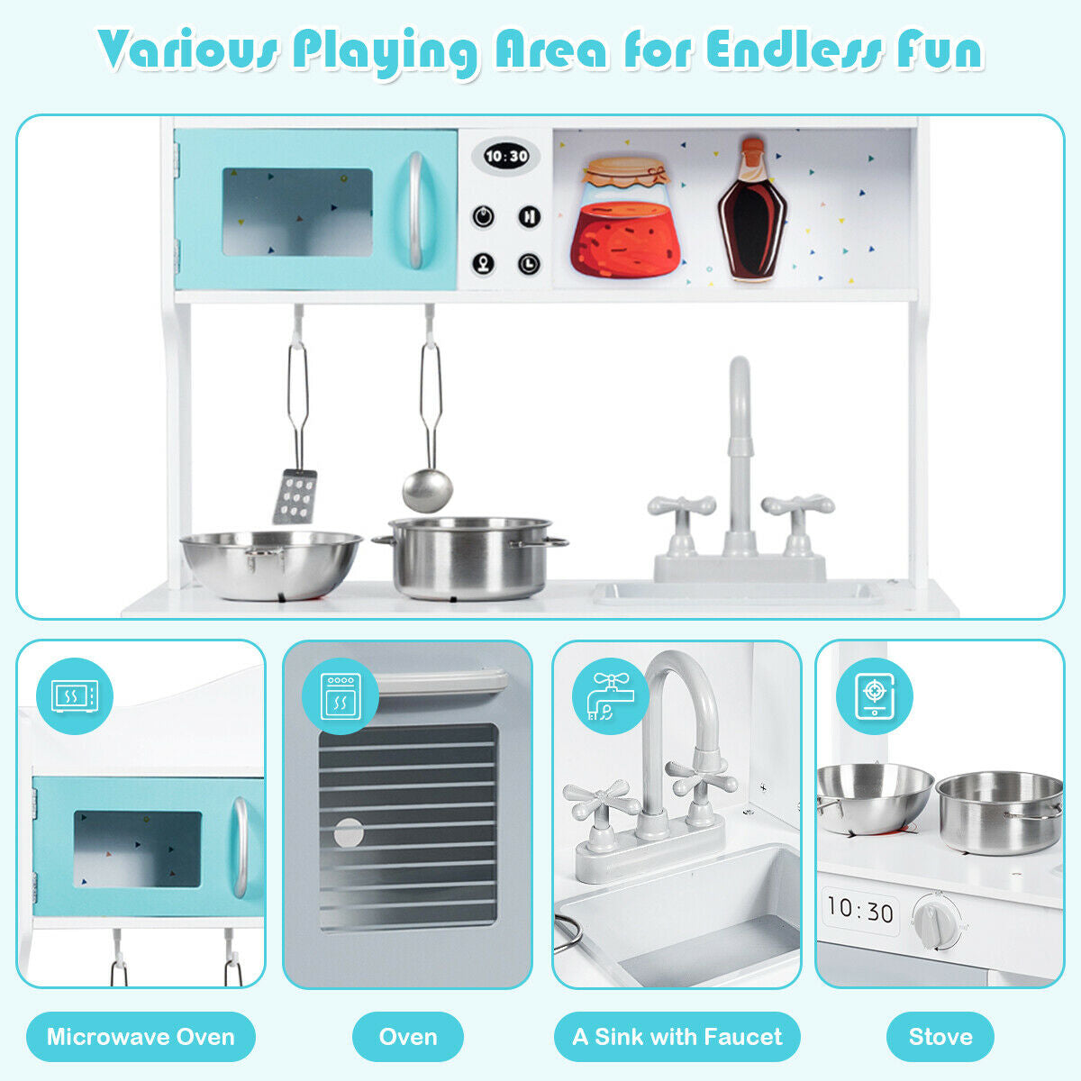 Ensemble de jouets de cuisine pour enfants