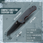 Premium Clip Point Folding Pocket Knife Gift Set for Adventurers (Grey and Red) - Korvel