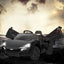12V 2.4G RC Electric Vehicle with Lights - Black