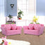 Kids Strawberry Armrest Chair Sofa with 2 Cute Pillows - Pink