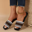 Sandales Plates de Luxe pour Femmes - Chaussons d'Été Confortables