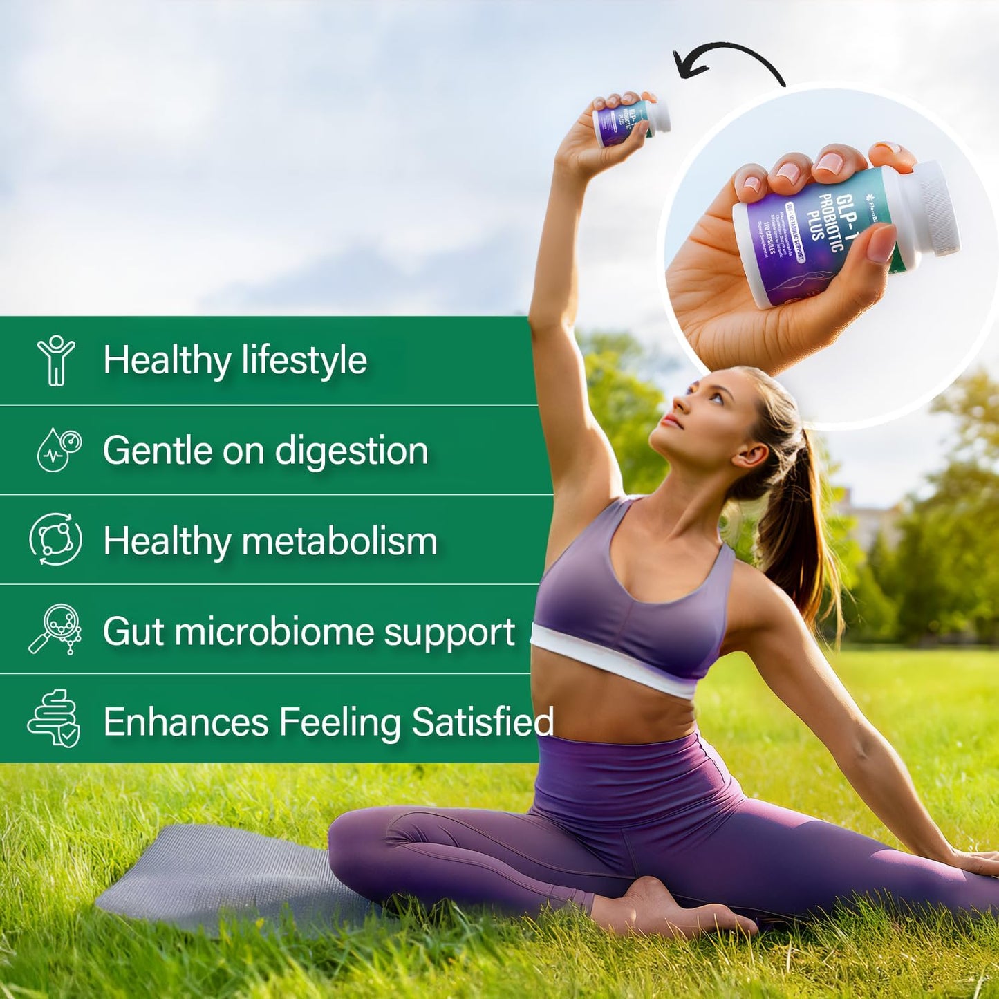 Capsules Probiotiques Premium avec Soutien Prébiotique