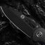 Venture Point Premium Folding Pocket Knife Gift Set for Adventurers (Black & Blue) - Korvel