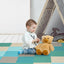 58 Inch Toddler Foam Play Mat - Light Blue