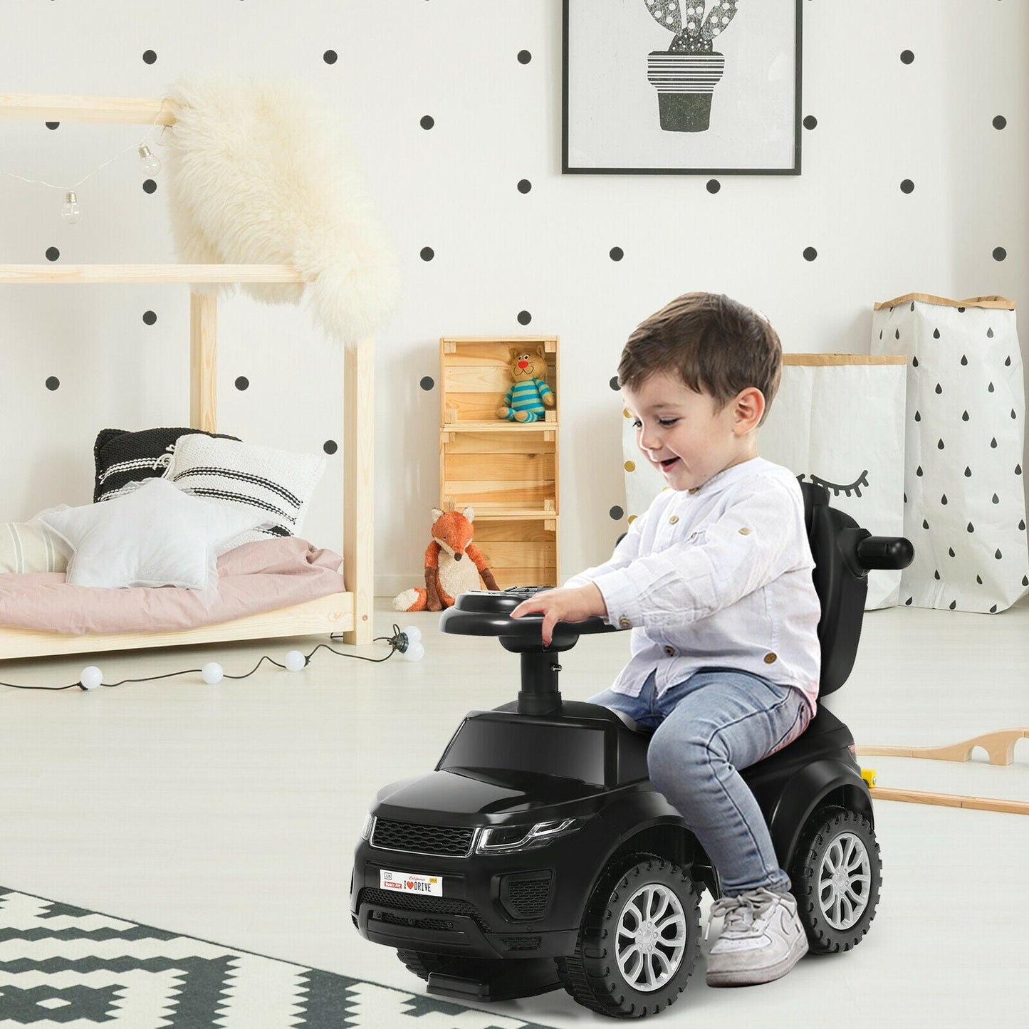 Cochecito para Niños 3 en 1 - Negro