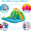 Castillo Inflable de Agua con Muro de Escalada