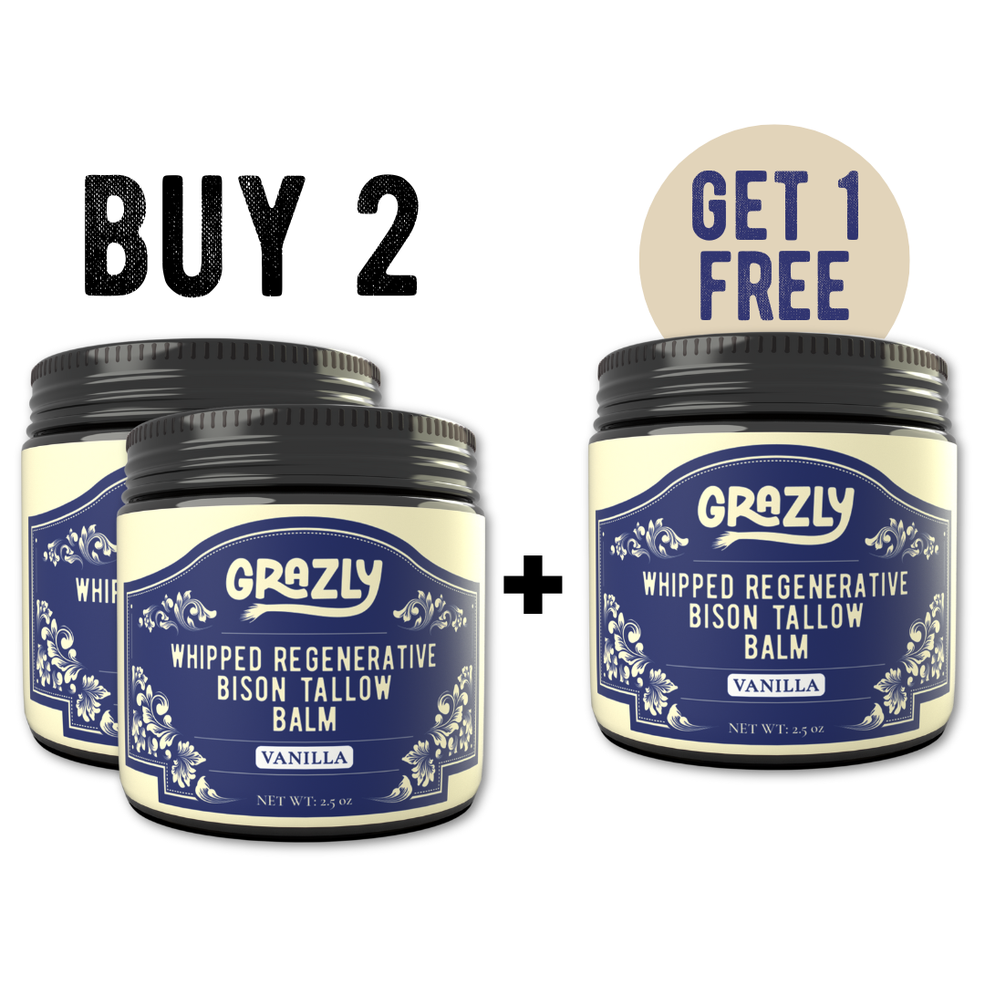 Whipped Bison Tallow & Manuka Honey Balm