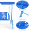 Outdoor Kids Patio Swing Bench with Canopy for 2