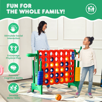 2.5Ft 4-to-Score Giant Game Set - Green