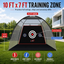 Filet d'entraînement de golf 3 m x 2,1 m - Modèle de tente portable