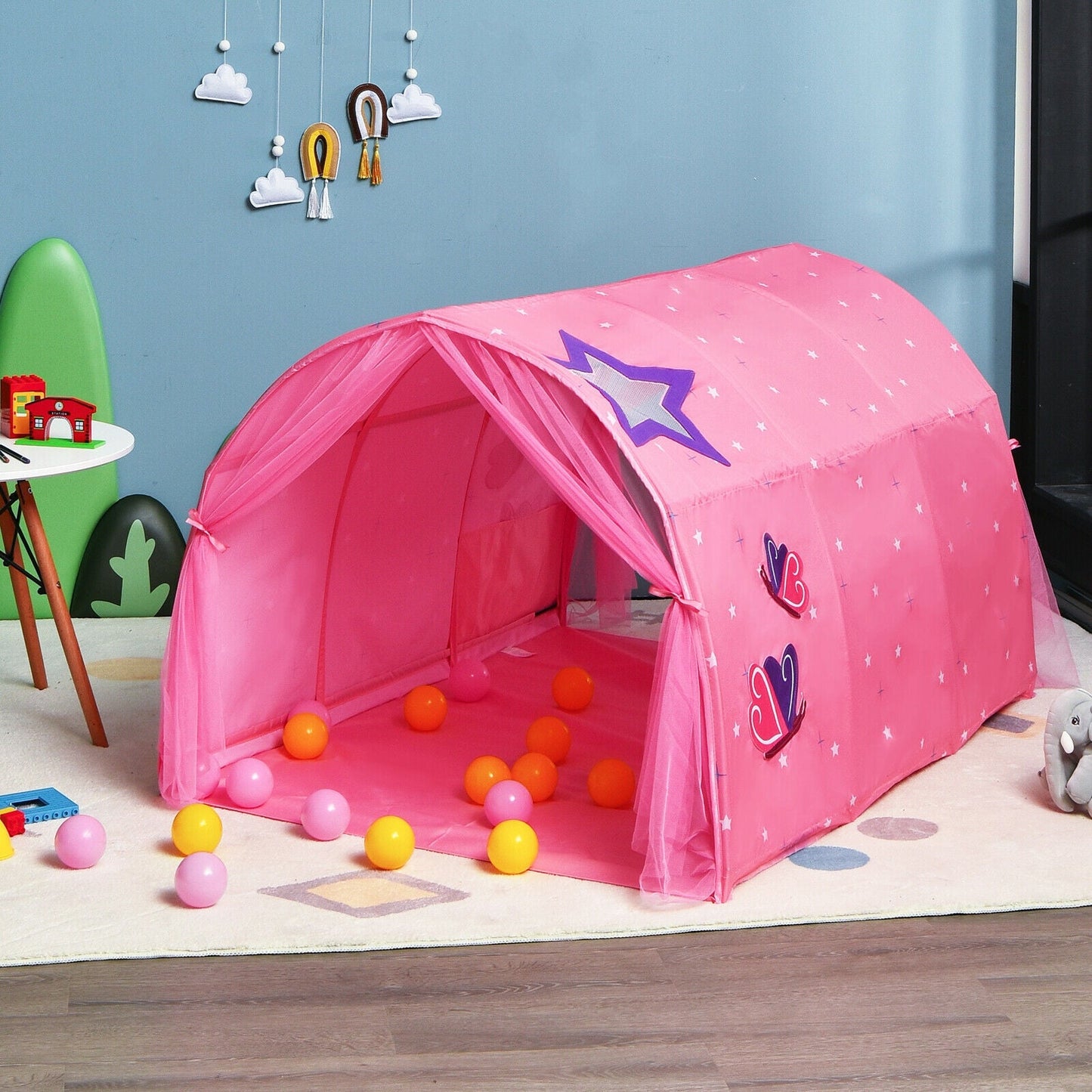 Kids Galaxy Starry Sky Dream Portable Play Tent - Pink
