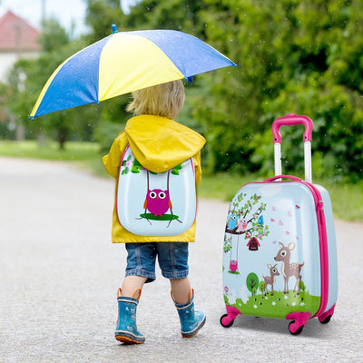 Gbruno 2 Pieces Kids Suitcase and Backpack Set