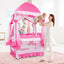 Portable Baby Playpen Crib with Carrying Bag - Pink