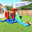 Maison de saut et toboggan gonflable pour enfants 9-en-1