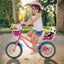 Vélo pour enfants Gbruno avec roues d'entraînement - 14 pouces