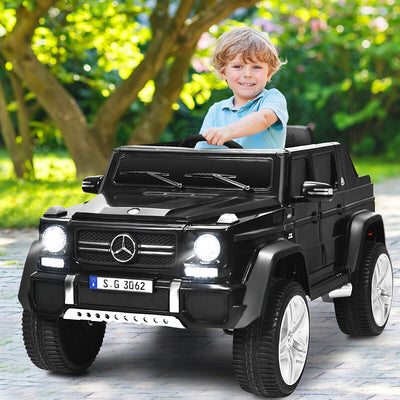 Voiture électrique pour enfants Mercedes-Benz sous licence 12V - Noir