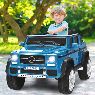 Voiture électrique pour enfants Mercedes-Benz sous licence 12V - Marine