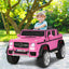 Voiture électrique pour enfants Mercedes-Benz sous licence 12V - Rose
