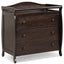 Premium Baby Changing Table with 3 Drawers and Safety Belt - Brown