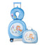 Ensemble de bagages Gbruno pour enfants - Valise cabine de 14" et sac à dos de 10" - Bleu