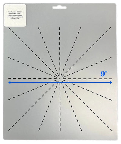 2961 Spider Web 9" Stencil for Creative Projects