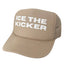ICE THE KICKER Printed Trucker Hat