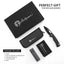 Venture Point Premium Folding Pocket Knife Gift Set for Adventurers (Black & Blue) - Korvel