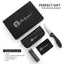 Ultimate Vector Folding Pocket Knife Gift Set for Adventurers (Black & Silver) - Korvel