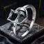 Elegant 925 Sterling Silver Engagement Ring with Platinum Plating