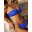 Folds Bikini Swimsuit Set for Women - Classic Two-Piece Design