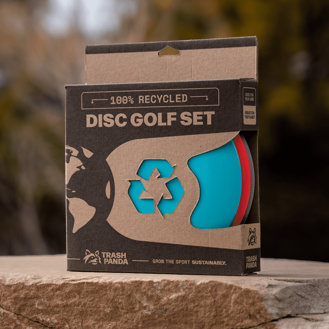 Eco-Friendly Disc Golf Set - 3 Recycled Discs