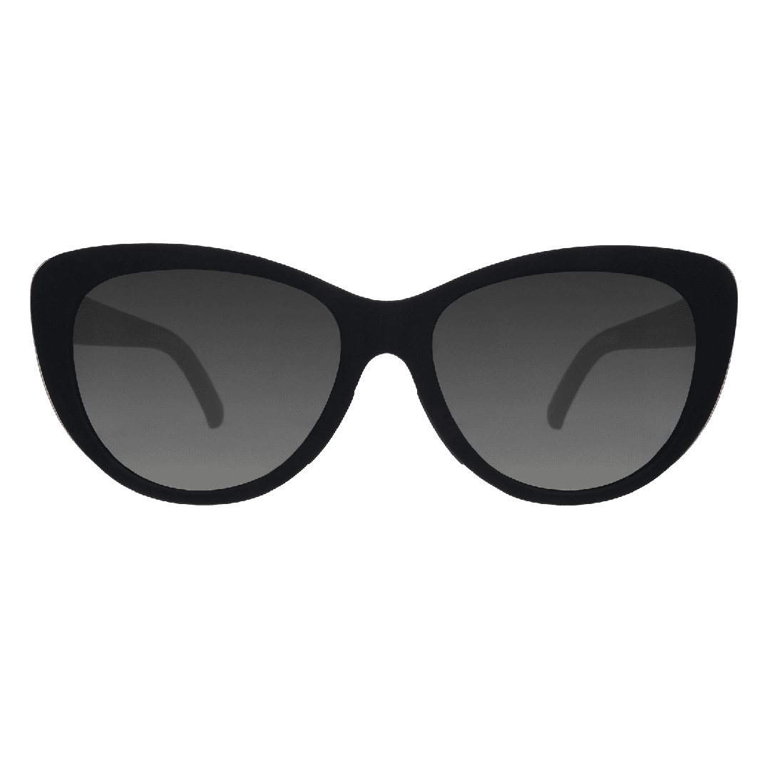 "Chic Noir Glam G Polarized Sunglasses" - Korvel