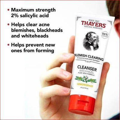 Thayers Blemish Clearing Cleanser with Lemon Witch Hazel - 4 oz