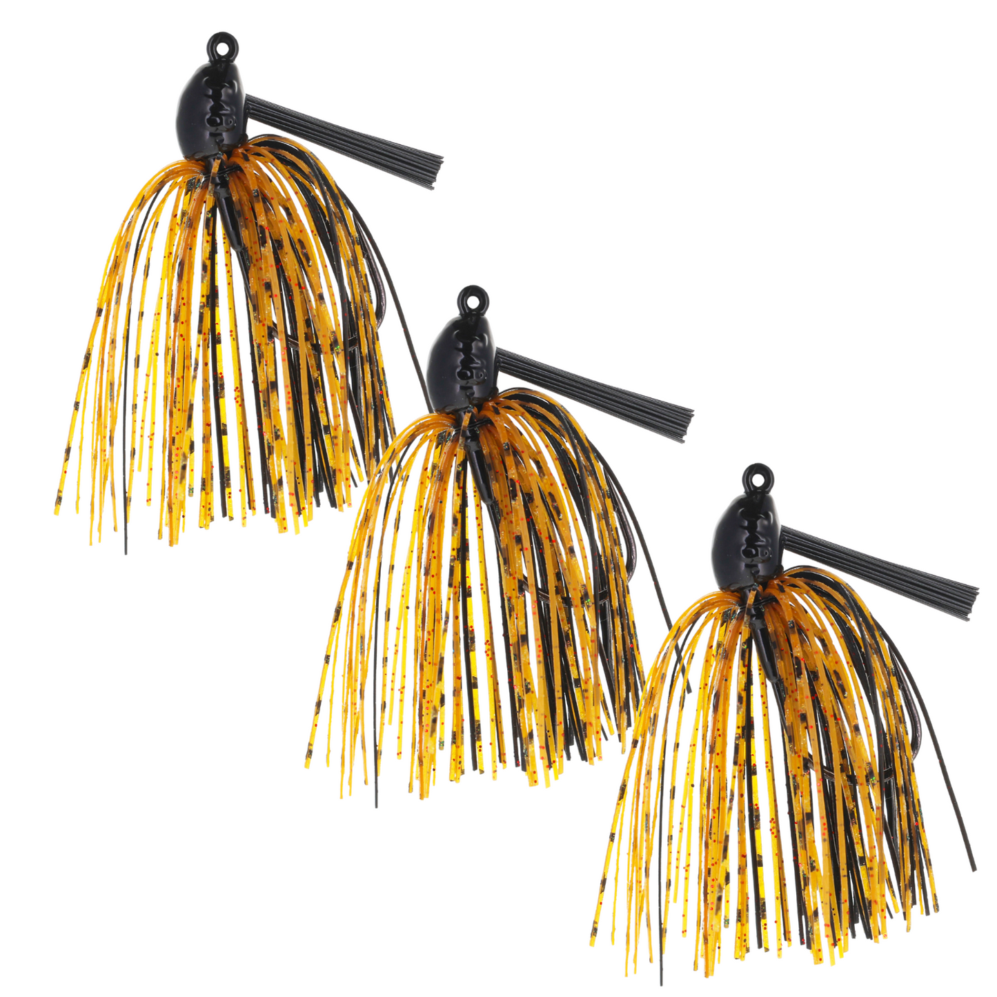 Premium Reaction Tackle Swim Jigs – Weedless Bass Lures – 3 Pack