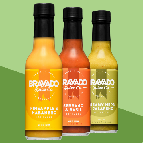 3-Pack Hot Sauce Gift Set – Mild & Medium Best-Sellers