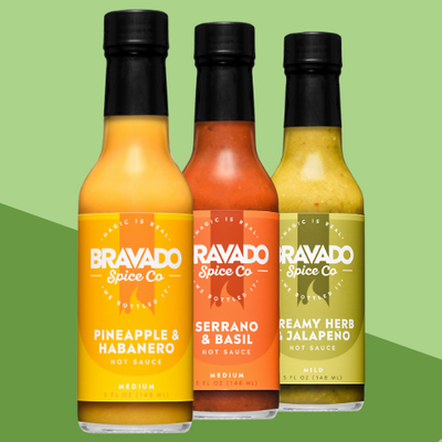 3-Pack Hot Sauce Gift Set – Mild & Medium Best-Sellers