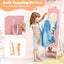 Ensemble de coiffeuse et armoire à bijoux Gbruno pour enfants - Rose