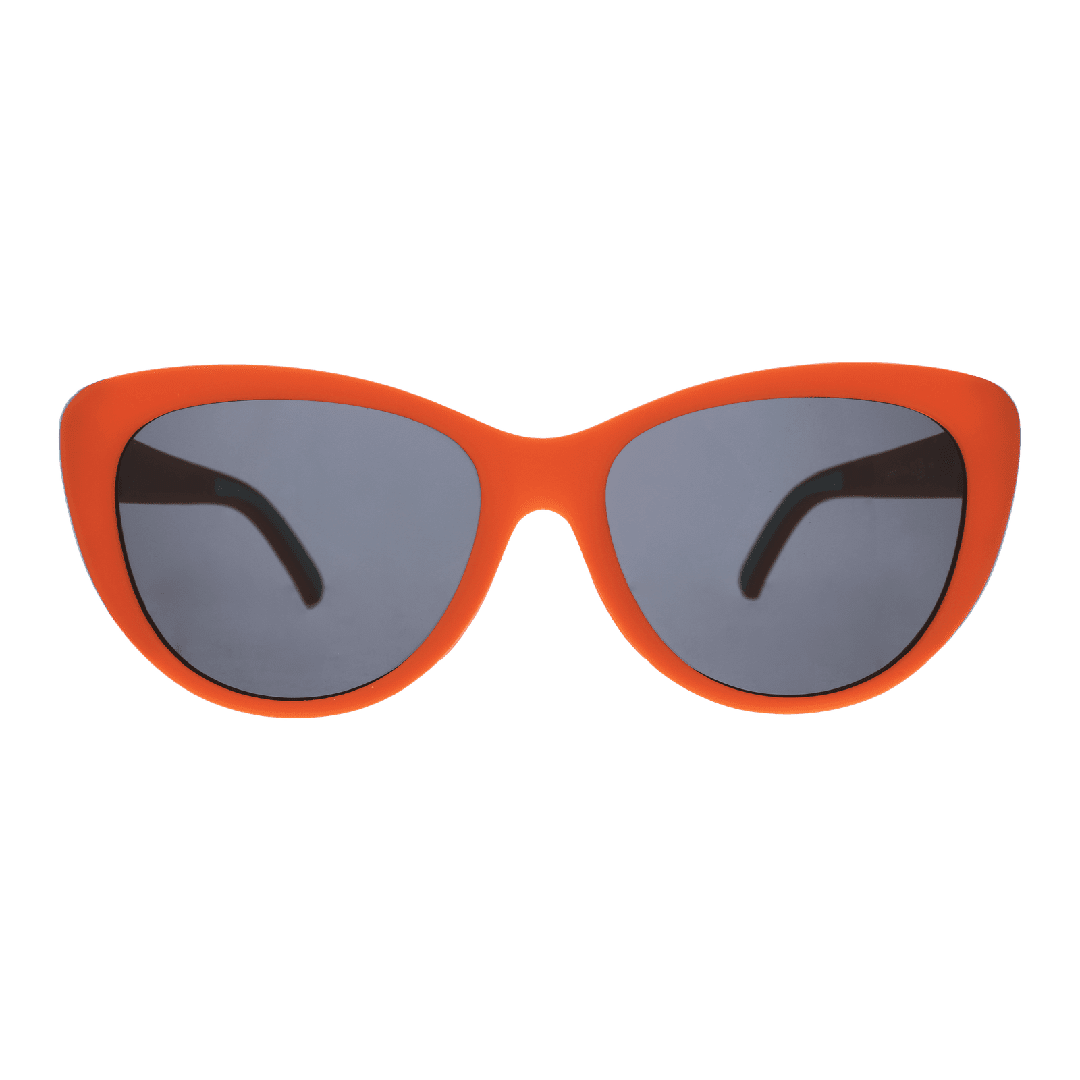 Vibrant Orange Glam G Polarized Sunglasses - Cherry Stem Style - Korvel