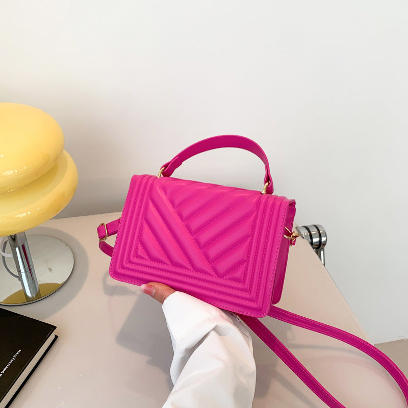 Bolso cruzado elegante de cuero PU para mujeres