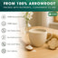 Polvo de Almidón de Arrurruz Premium – Bolsa Re sellable de 17.6oz