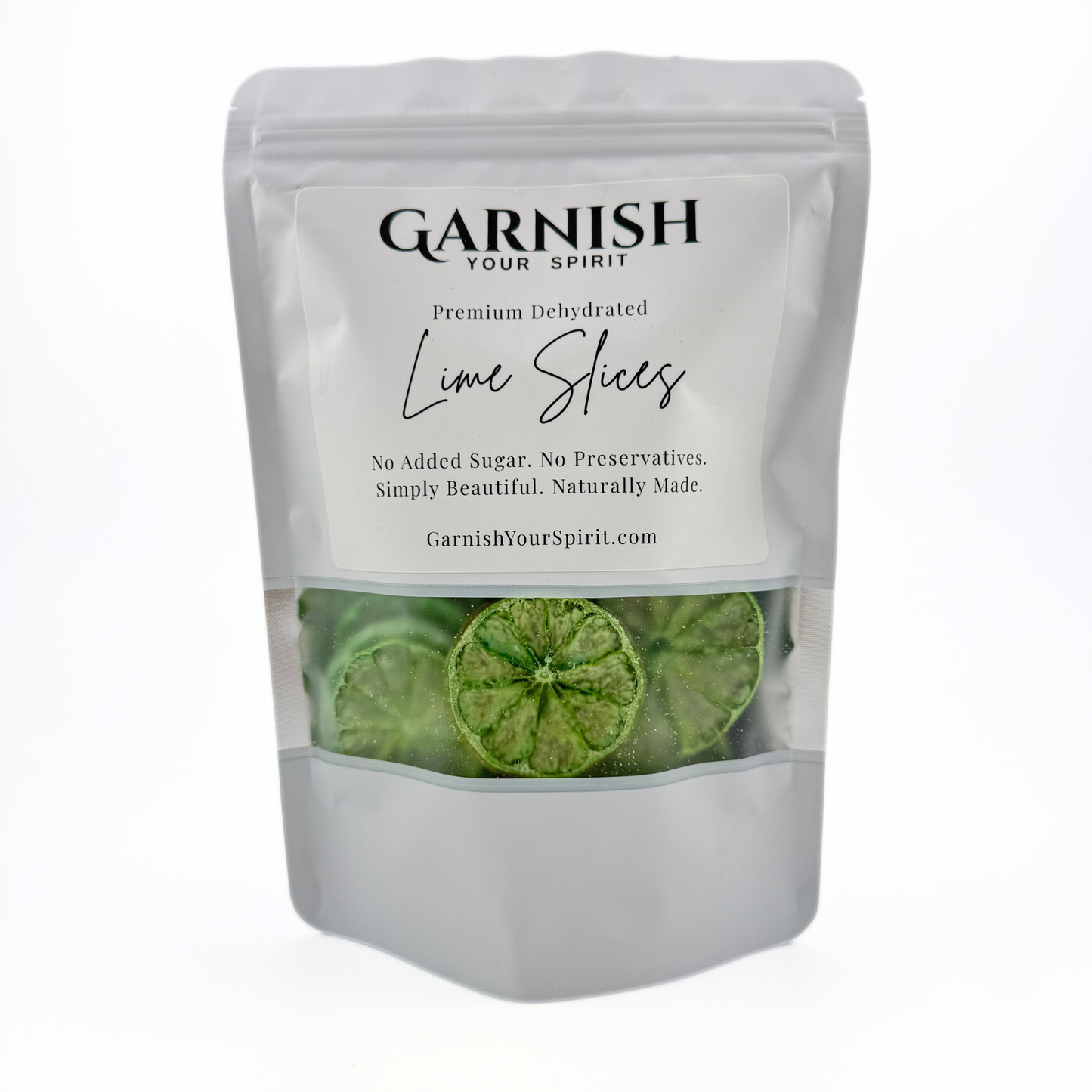 Ensemble de Garniture de Citron Vert Séché avec Poussière Lustrée Rose et Verte