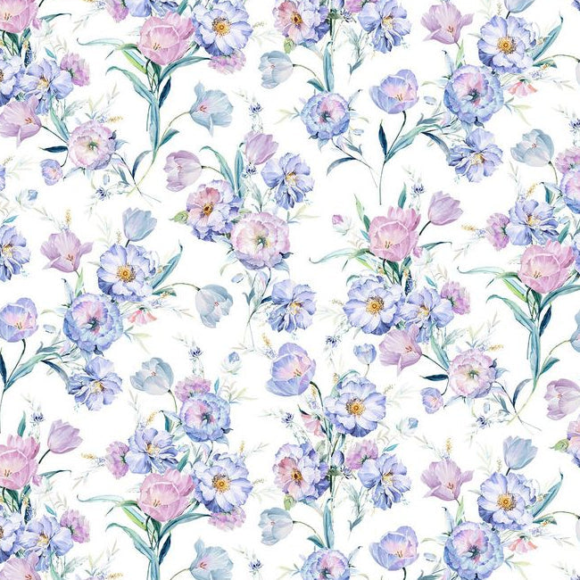 Tissu Digital Cuddle Iris Poppy Lane - 58"/60" par yard