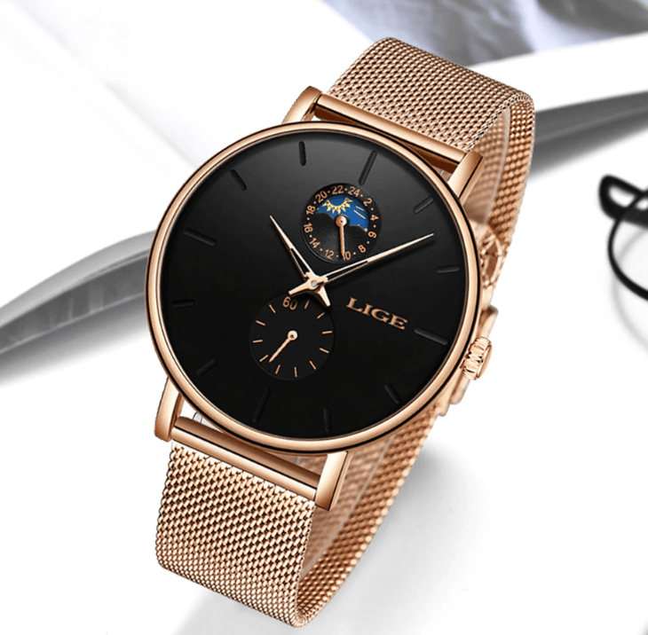Montre Étanche Élégante pour Femme avec Chronomètres