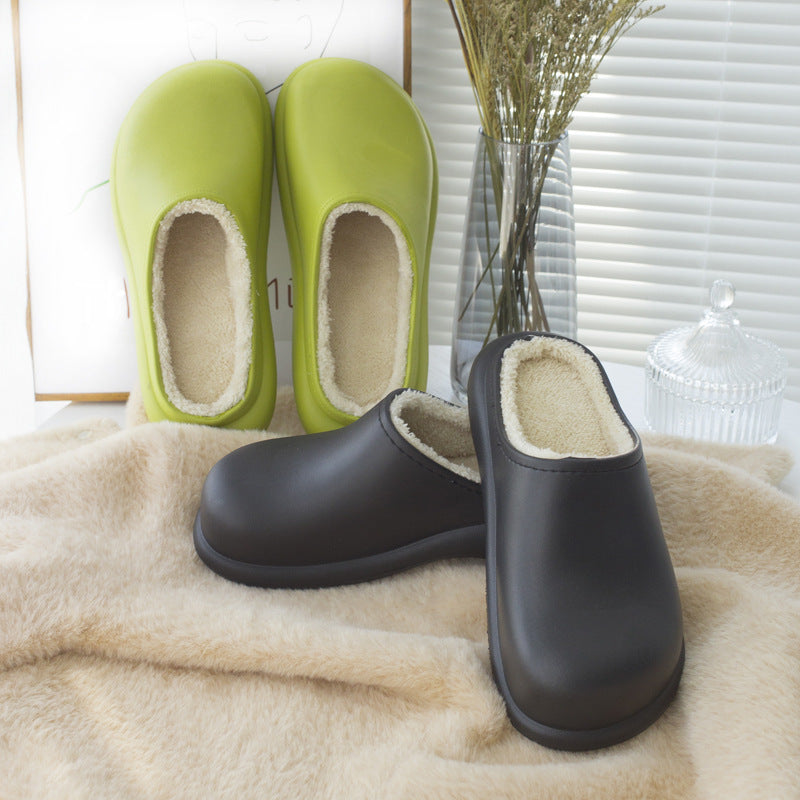 Zapatillas de felpa premium para mujeres en invierno - Cómodas y a prueba de agua