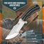 The Baby Tracker D2 Steel Bushcraft Survival Neck Knife Gift Set (Black and Gray) - Korvel