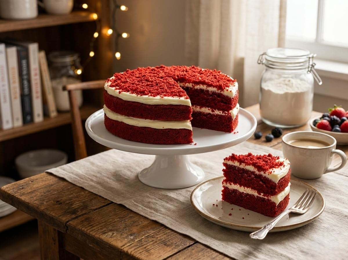 Gâteau Red Velvet Sans Sucre Andy Anand - Gourmet et Amical pour Diabétiques