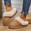 Zapatillas de piel sintética acogedoras para mujeres, ideales para uso en interiores y exteriores